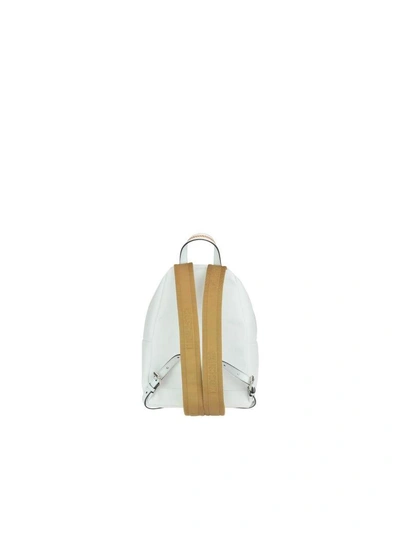 Shop Moschino Backpack In White