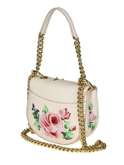 Shop Dolce & Gabbana Womens Shoulder Bag Wifi Medium Leather Ice Color In Pink