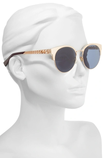 Shop Dior Ama Mini 54mm Mirrored Lens Cat Eye Sunglasses - Gold/ Copper