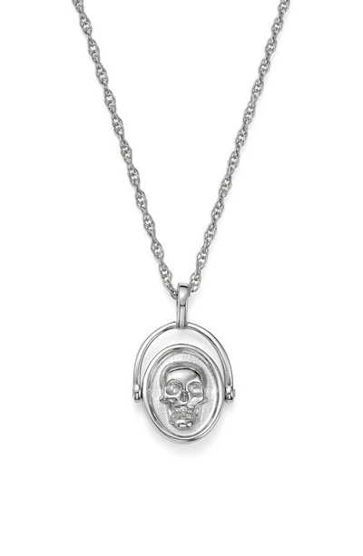 Shop Iconery X Michelle Branch Spinning Pendant Necklace In Sterling Silver