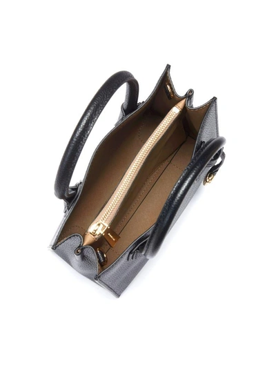 Shop Michael Kors Handbag Model Mercer Messenger In Black Tumbled Leather In Nero