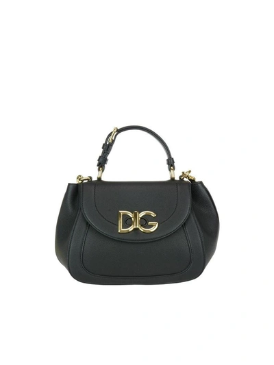 Shop Dolce & Gabbana Wifi Shoulder Bag In Black