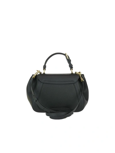 Shop Dolce & Gabbana Wifi Shoulder Bag In Black