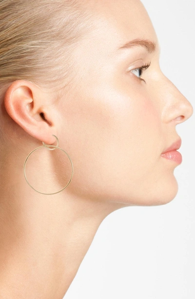 Shop Jules Smith Circle Hoop Earrings In Gold