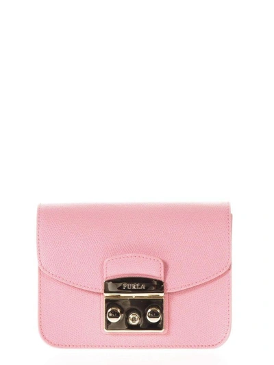 Shop Furla Pink Metropolis Mini Cross-body Bag