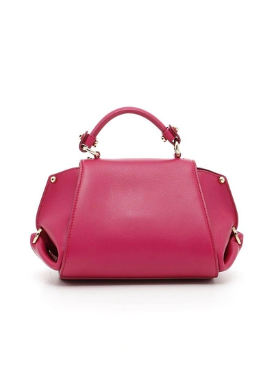 Shop Ferragamo New Sioux Sofia Bag In Sangriarosa