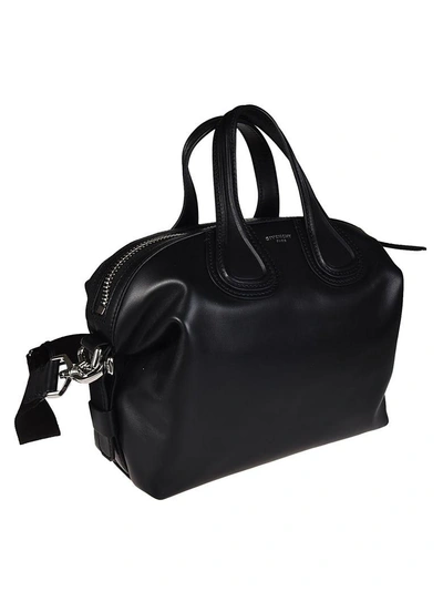 Shop Givenchy Nightingale Shoulder Bag In Nero