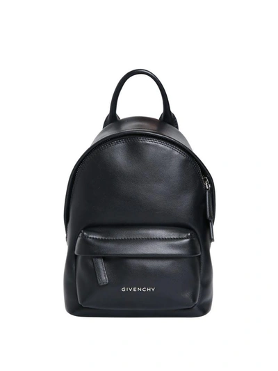 Shop Givenchy Nano Leather Backpack In Nero