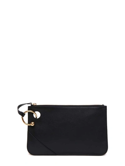 Shop Jw Anderson Pierce Clutch In Nero