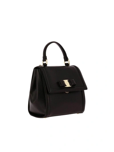 Shop Ferragamo Mini Bag Shoulder Bag Women Salvatore  In Black