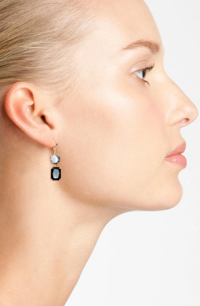 Shop Kate Spade Shine On Mismatched Drop Earrings In Clear