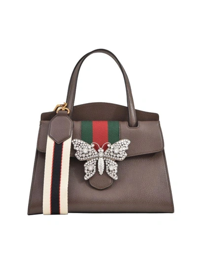 Shop Gucci Totem Bag In Brown