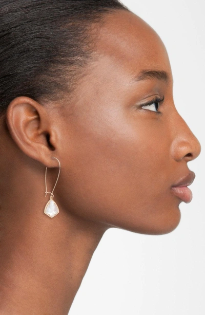 Kendra Scott carrine Semiprecious Stone Drop Earrings In Black