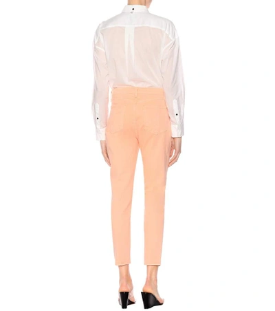 Shop Rag & Bone High-waisted Skinny Jeans In Pink