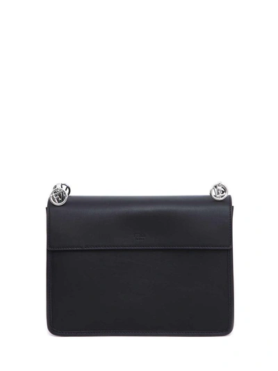 Shop Fendi Kan I F Handbag In Nero