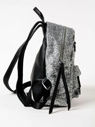 Shop Chiara Ferragni Glitter Backpack In Metallic