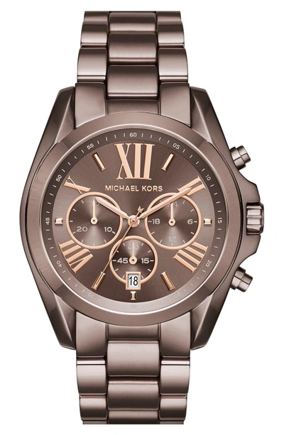 Shop Gucci Bradshaw Chronograph Bracelet Watch, 43mm In Sable