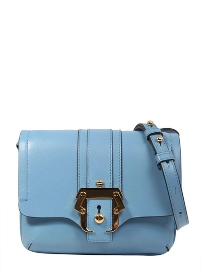 Shop Paula Cademartori Gigi Small Crossbody Bag In Azzurro