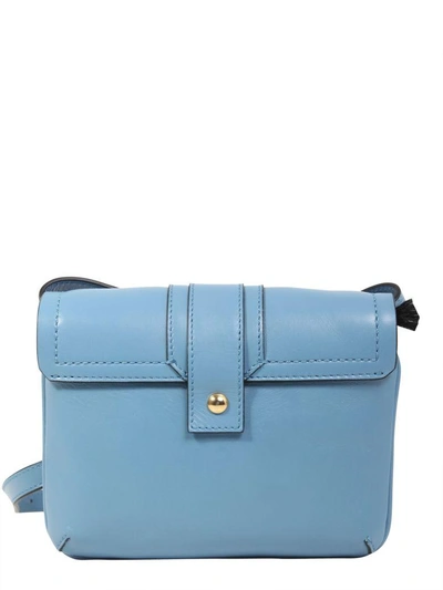 Shop Paula Cademartori Gigi Small Crossbody Bag In Azzurro