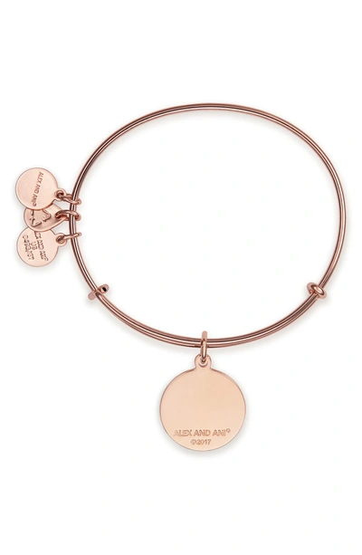 Shop Alex And Ani Mind Over Matter Expandable Charm Bangle (nordstrom Exclusive) In Rose Gold