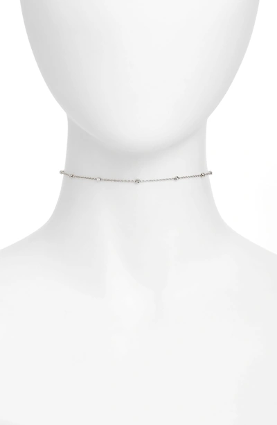 Shop Argento Vivo Choker Necklace In Silver