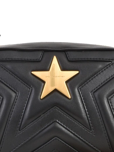 Shop Stella Mccartney Stella Star Shoulder Bag In Black