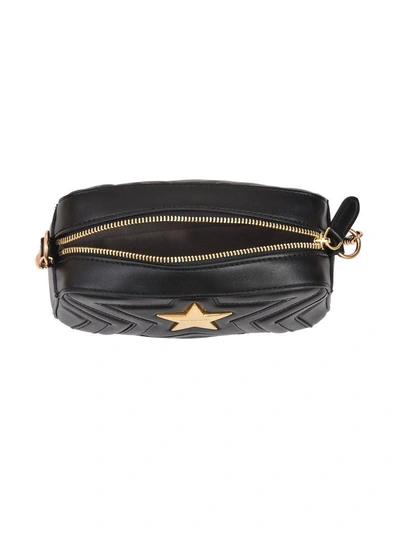 Shop Stella Mccartney Stella Star Shoulder Bag In Black