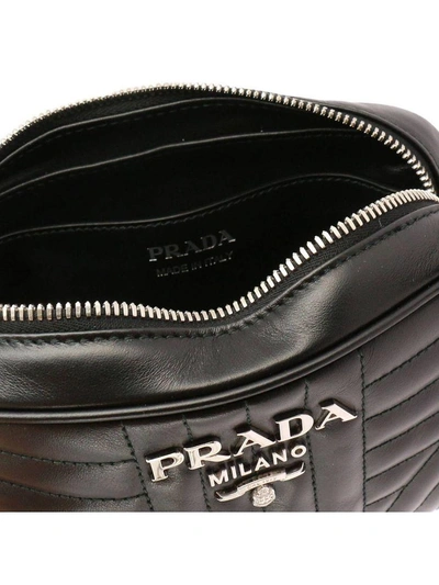 Shop Prada Mini Bag Shoulder Bag Women  In Black