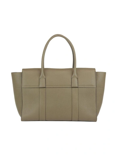 Shop Mulberry Small Bayswater Bag In Clay