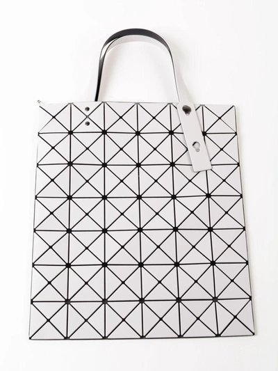 Shop Bao Bao Issey Miyake Lucent Matte Tote In Lt.grey