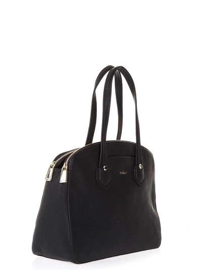 Shop Furla Carry-all Giada In Black