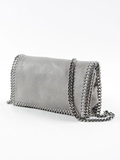 Shop Stella Mccartney Falabella Crossbody Bag In Light Grey