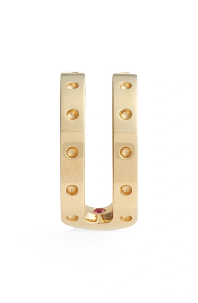 Shop Roberto Coin Symphony Double Pois Moi Ring In Yellow Gold