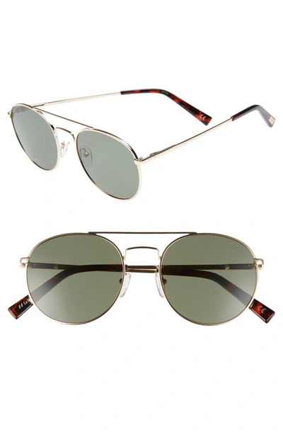 Shop Le Specs Revolution 53mm Aviator Sunglasses - Gold
