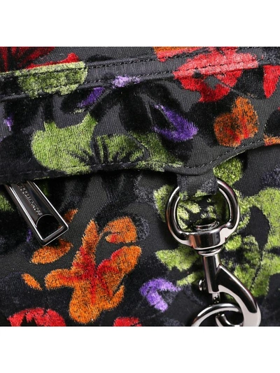 Shop Rebecca Minkoff Velvet Mini Mac" Bag" In Multicolor