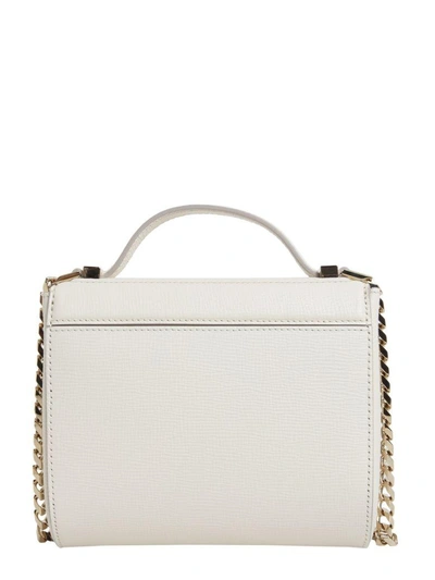 Shop Givenchy Pandora Box Chain Mini Bag In Bianco