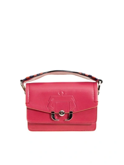 Shop Paula Cademartori Twi Twi Leather Bag In Fuchsia