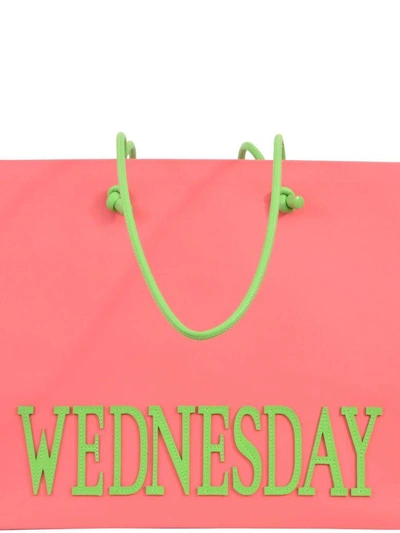 Shop Alberta Ferretti Wednesday Shopping Bag In Orange