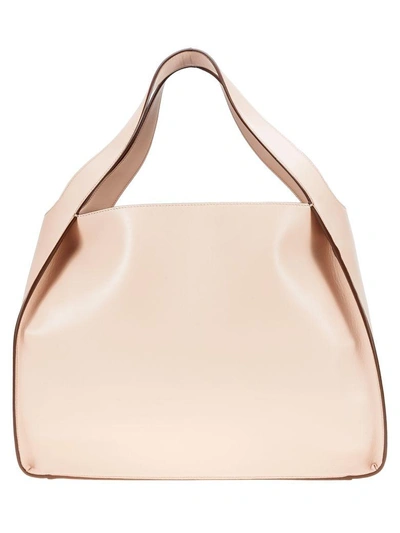 Shop Stella Mccartney Alter Perforated Tote In Rose