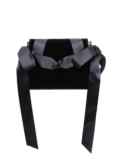 Shop Jw Anderson Mini Pierce Shoulder Bag In Black
