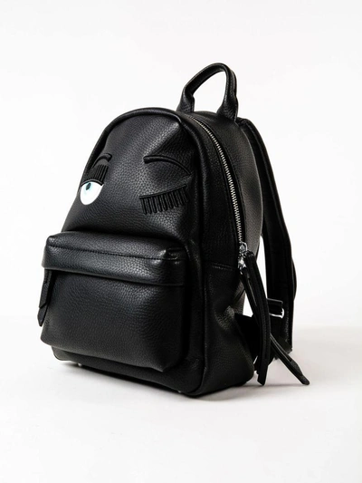 Shop Chiara Ferragni Backpack Eco Small In Black