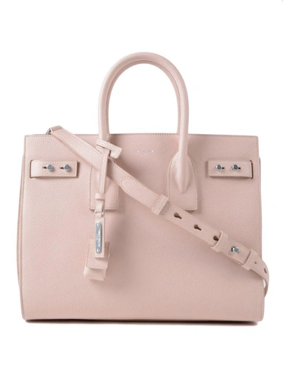 Shop Saint Laurent Small Sac Du Jour Tote In Marble Pink