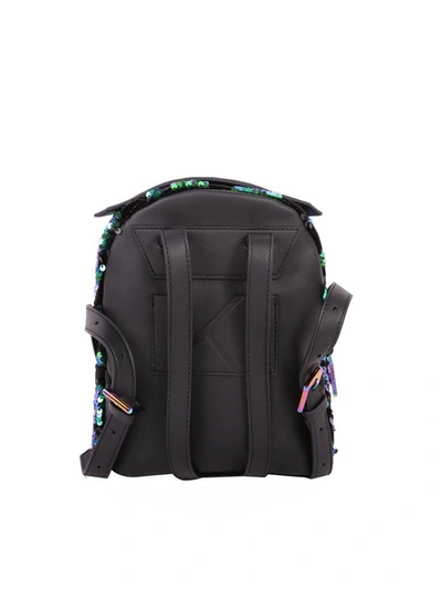 Shop Kendall + Kylie Sequined Backpack In Iridescent