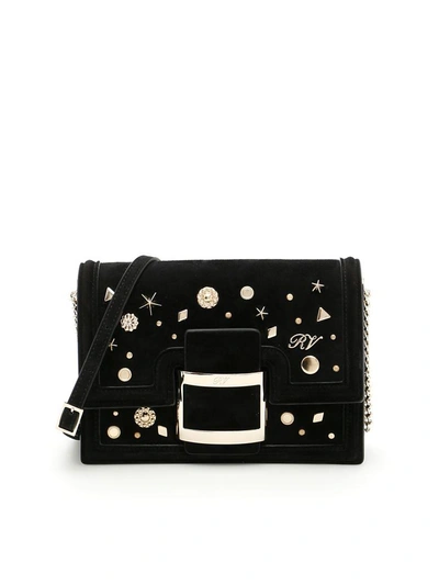 Shop Roger Vivier Viv' Micro Bag In Nero|nero