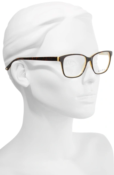 Shop Lamb 54mm Square Optical Glasses - Yellow