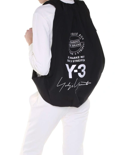 Shop Y-3 Nylon Backpack In Black