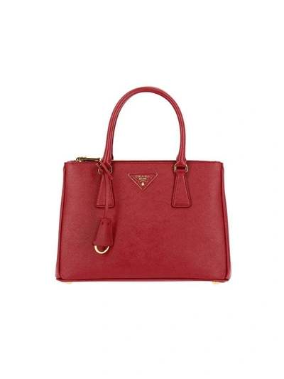 Shop Prada Handbag Shoulder Bag Women  In Red
