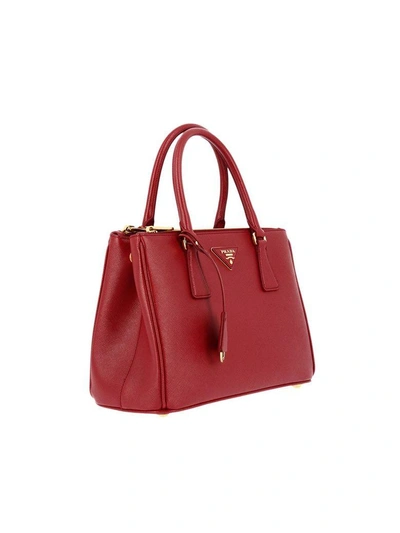 Shop Prada Handbag Shoulder Bag Women  In Red