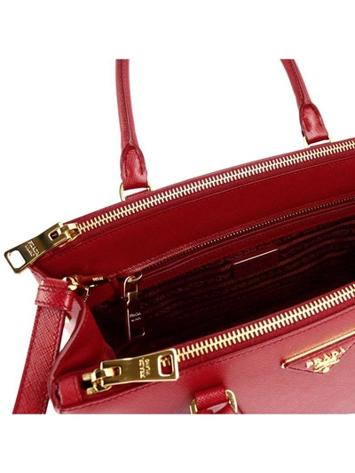 Shop Prada Handbag Shoulder Bag Women  In Red