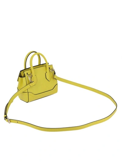 Shop Versace Mini Bag Shoulder Bag Women  In Yellow